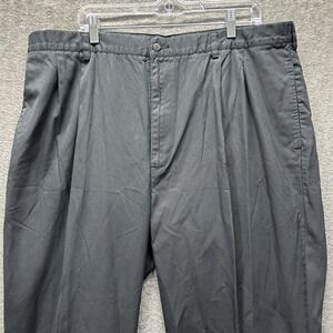 Polo Ralph Lauren Mens Black Classic Chino Pants 42x32 100% Cotton